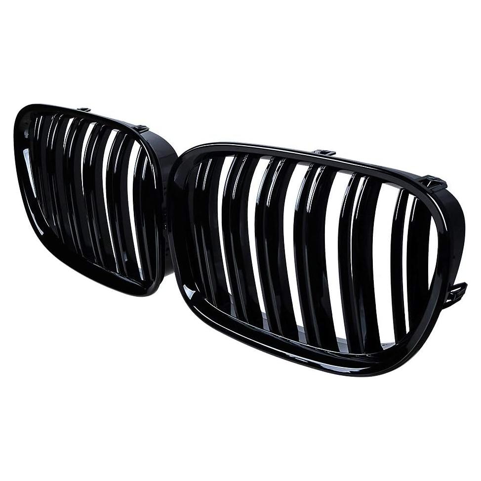Parrilla Frontal Doble Línea Astra Depot Negro Brillante BMW F01 F02