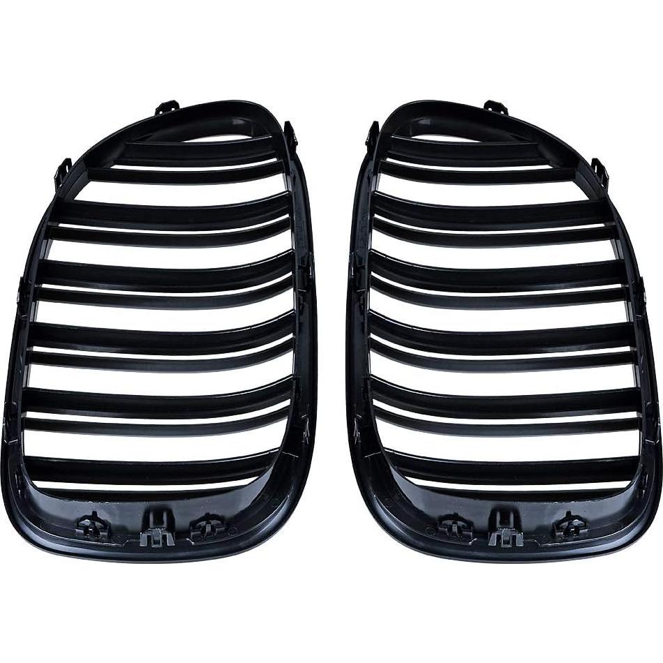 Parrilla Frontal Doble Línea Astra Depot Negro Brillante BMW F01 F02