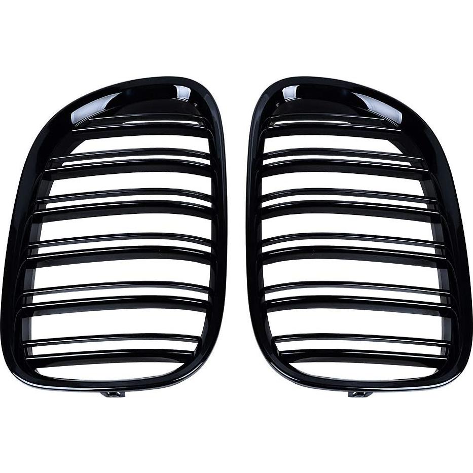 Parrilla Frontal Doble Línea Astra Depot Negro Brillante BMW F01 F02