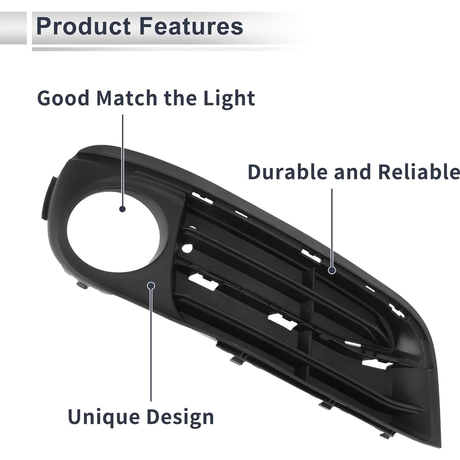 Rejilla de Faro Antiniebla RATCHROLL para BMW Serie 5 2014-2017