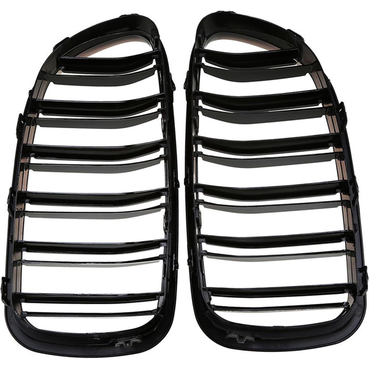Rejilla Doble Lamas Negra Brillante GSRECY para BMW F10 F11 2010-2017
