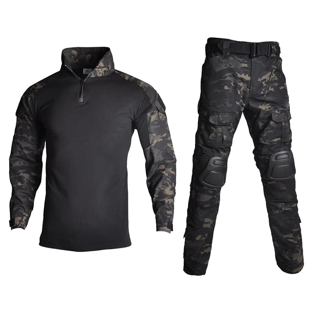 Traje Táctico Militar Lilychan Hombre Camisa y Pantalones