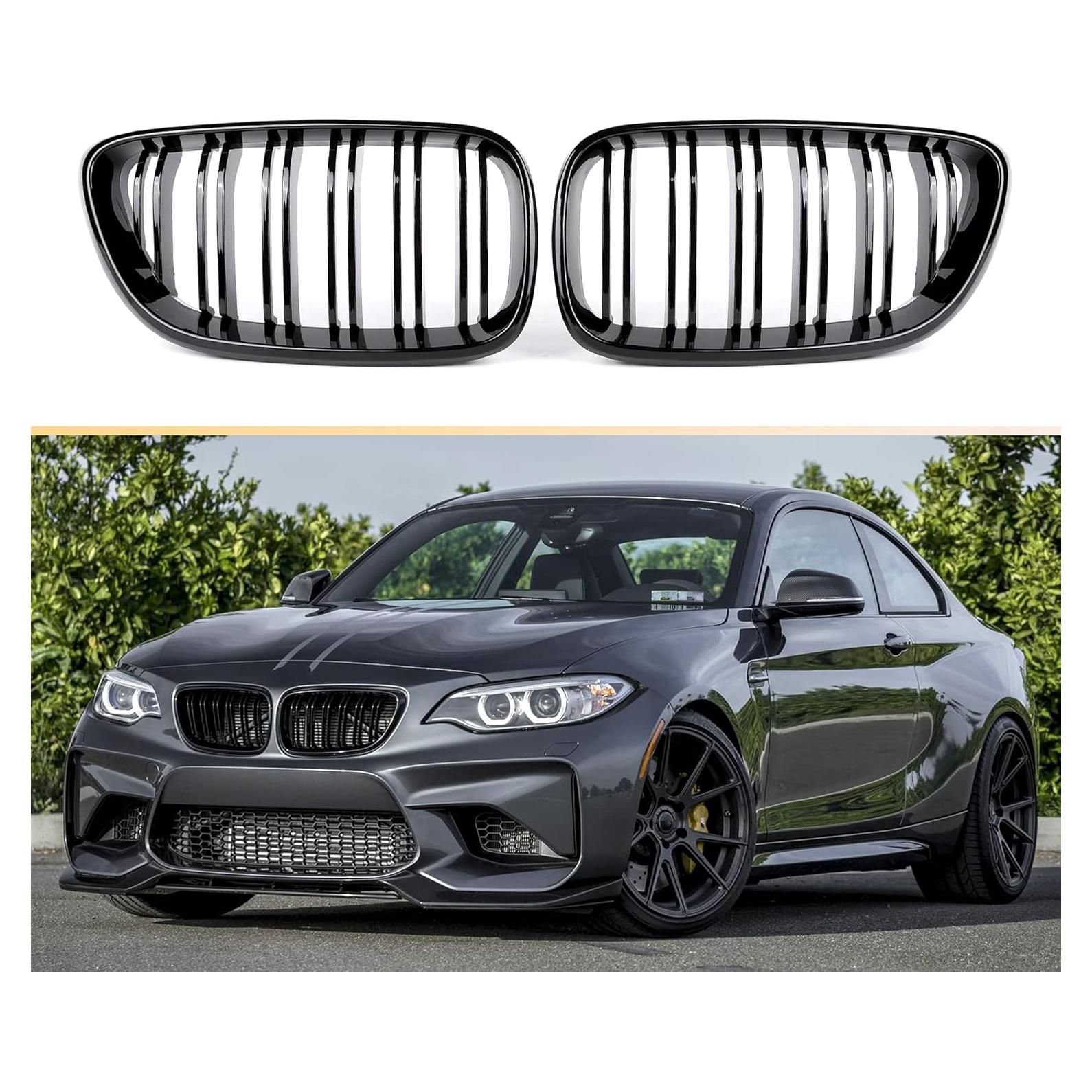 Rejilla Frontal ABS Qitian para BMW Serie 2 F22 F23 F87 Negro