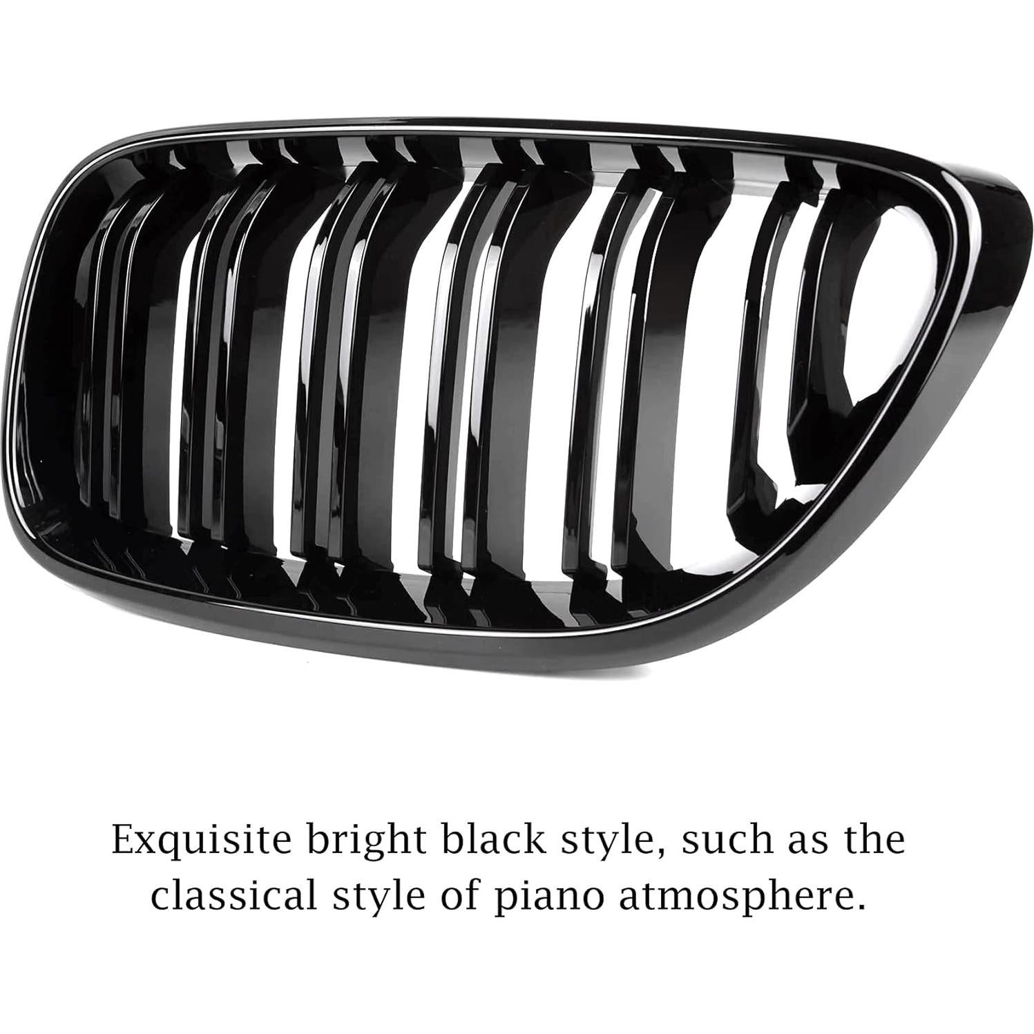 Rejilla Frontal ABS Qitian para BMW Serie 2 F22 F23 F87 Negro