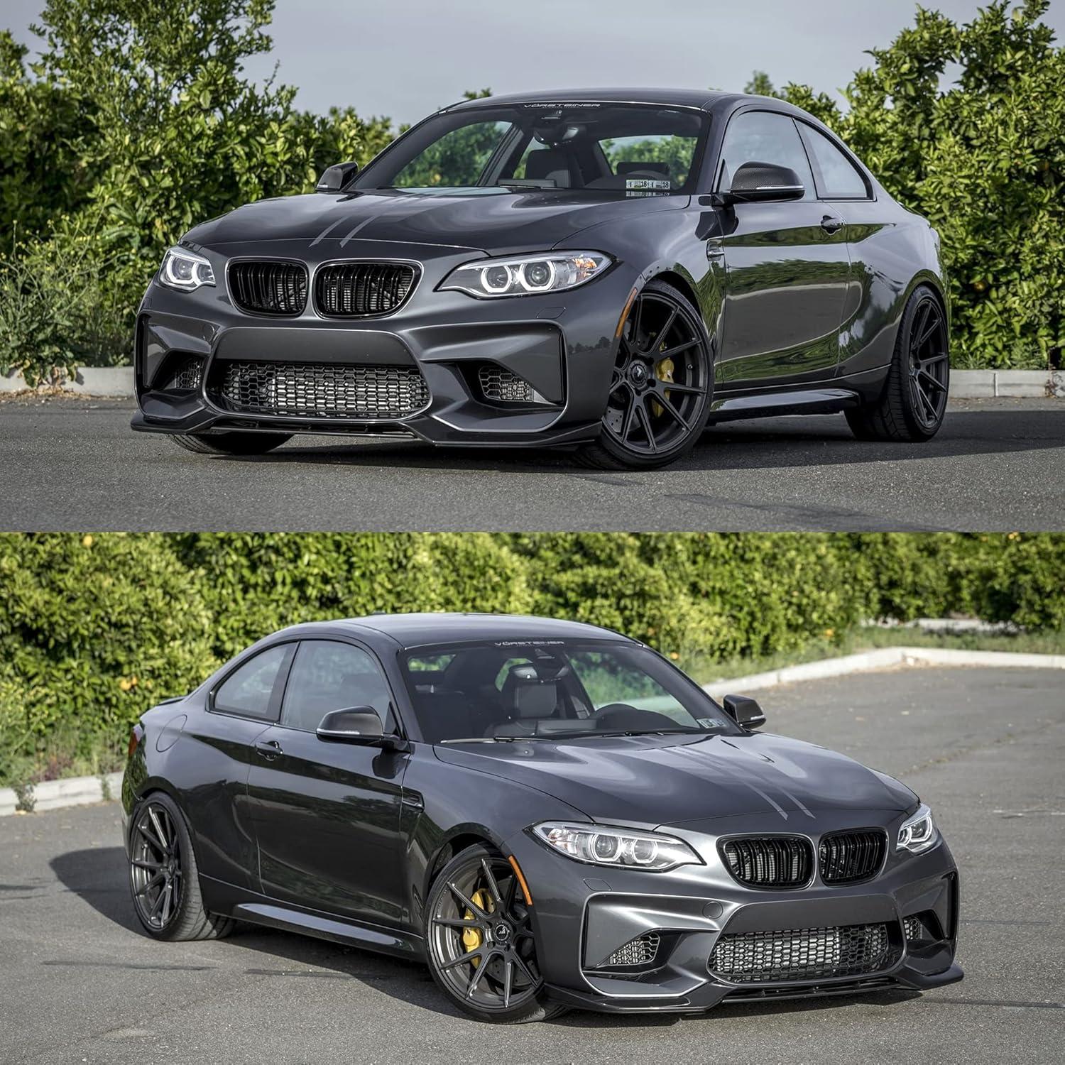 Rejilla Frontal ABS Qitian para BMW Serie 2 F22 F23 F87 Negro