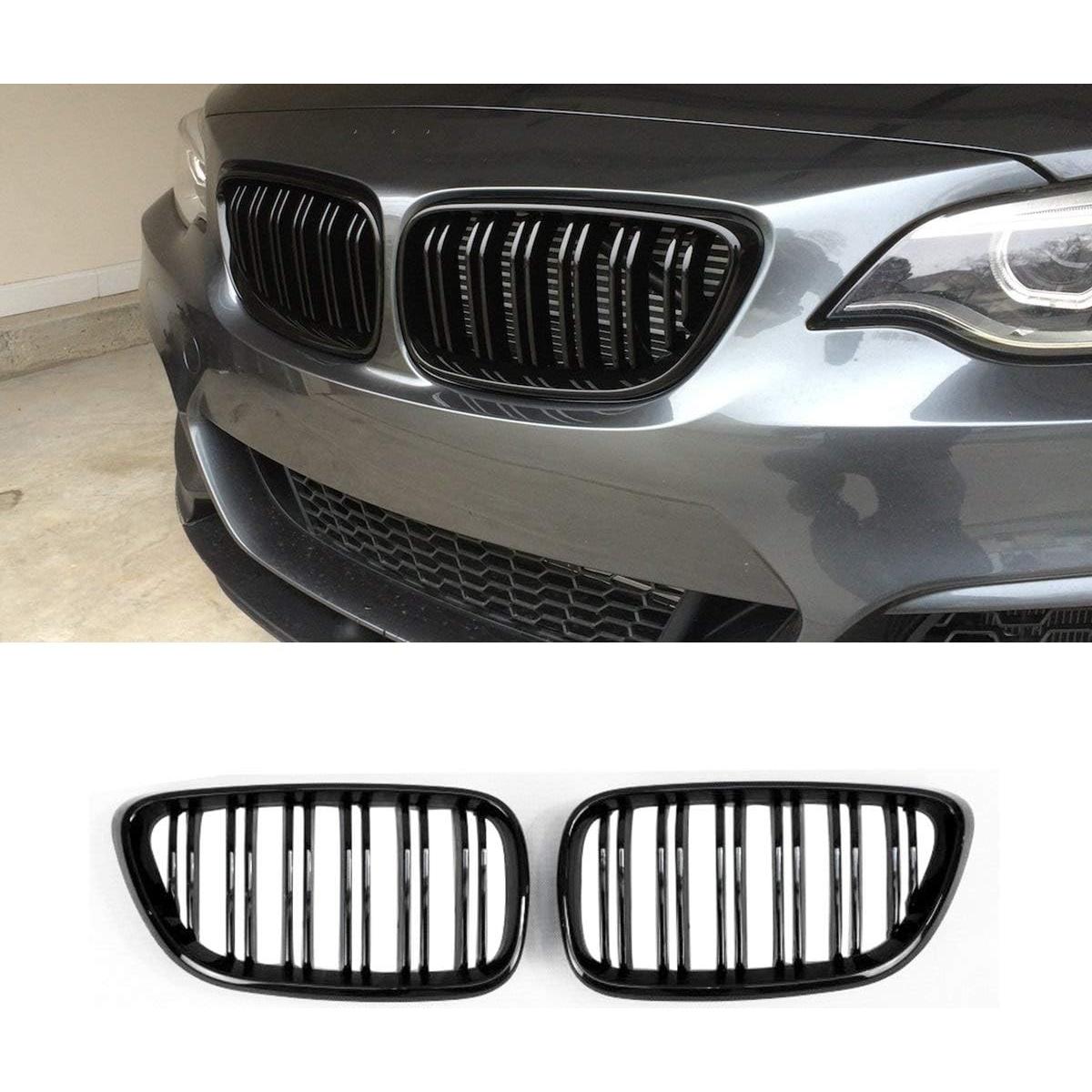 Rejilla Frontal ABS Qitian para BMW Serie 2 F22 F23 F87 Negro