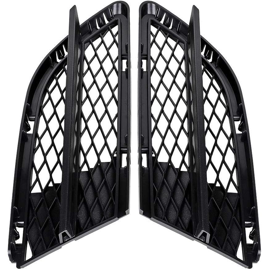 Rejillas Inferiores Parachoques BMW E90 E91 2009-2011 Negro Mate