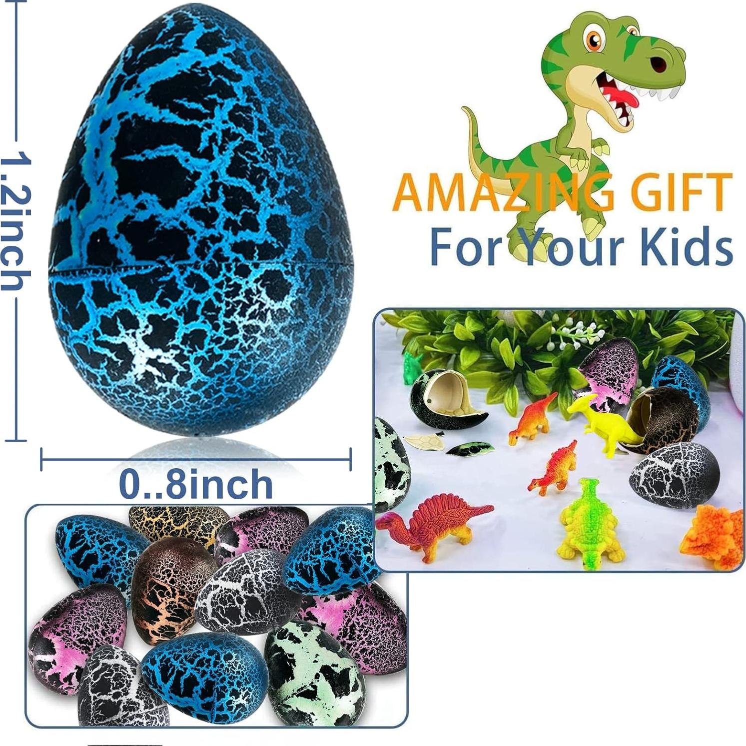 60 Rellenos de Pascua iGeeKid Huevos de Dinosaurio Mágicos
