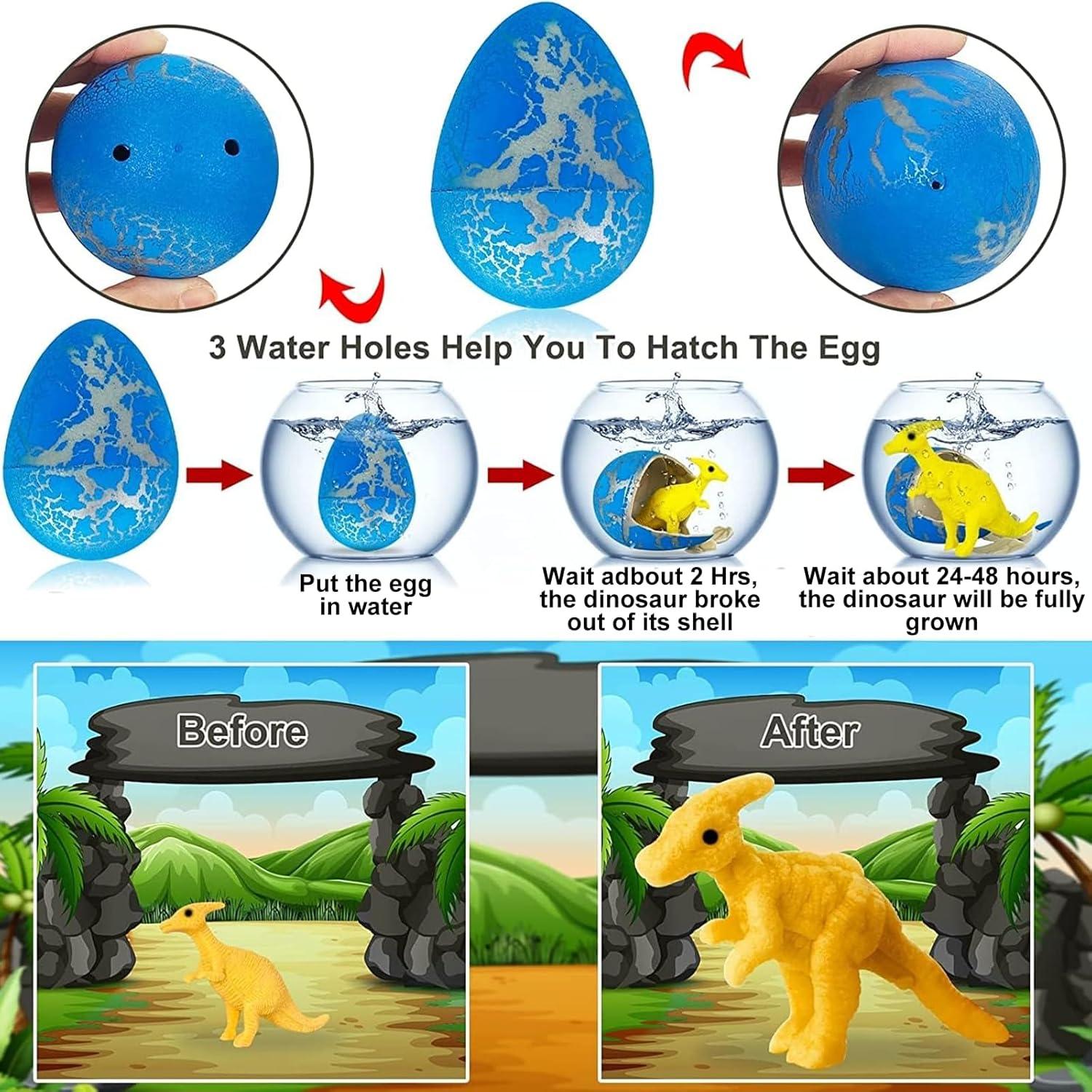 60 Huevos de Dinosaurio Mágicos iGeeKid para Pascua