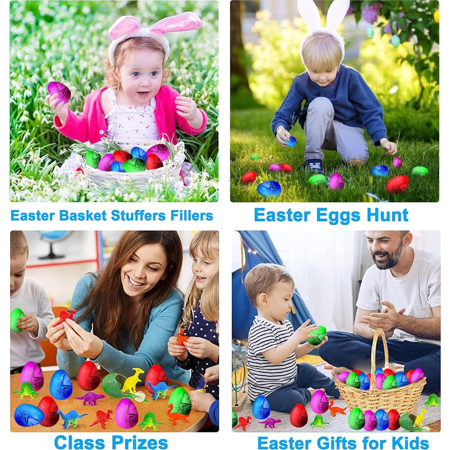 60 Huevos de Dinosaurio Mágicos iGeeKid para Pascua