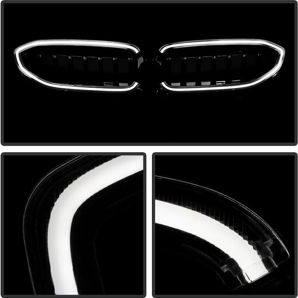 Rejilla Delantera LED KEEKPO para BMW G20 330i M340i 2019-2022