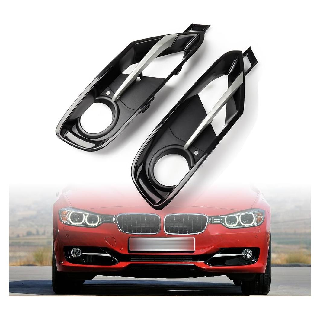 Faros Antiniebla BMW F30 F31 2012-2015 Anzios Negro Cromado