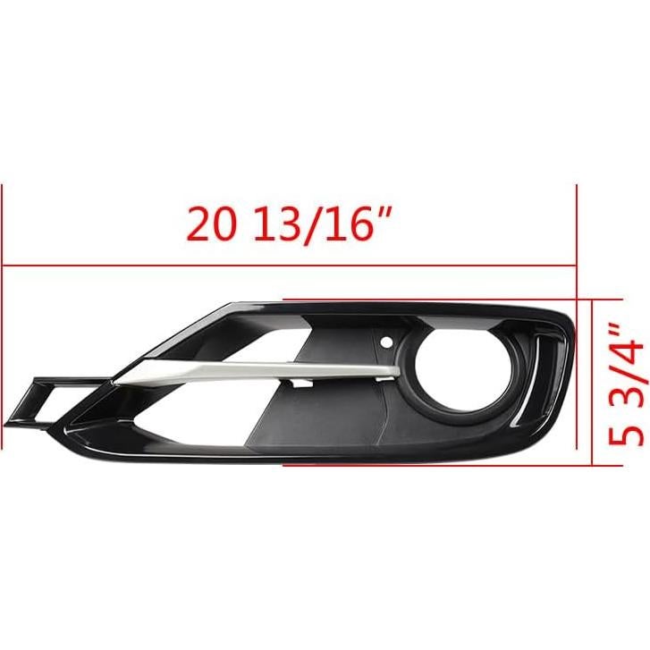 Faros Antiniebla BMW F30 F31 2012-2015 Anzios Negro Cromado