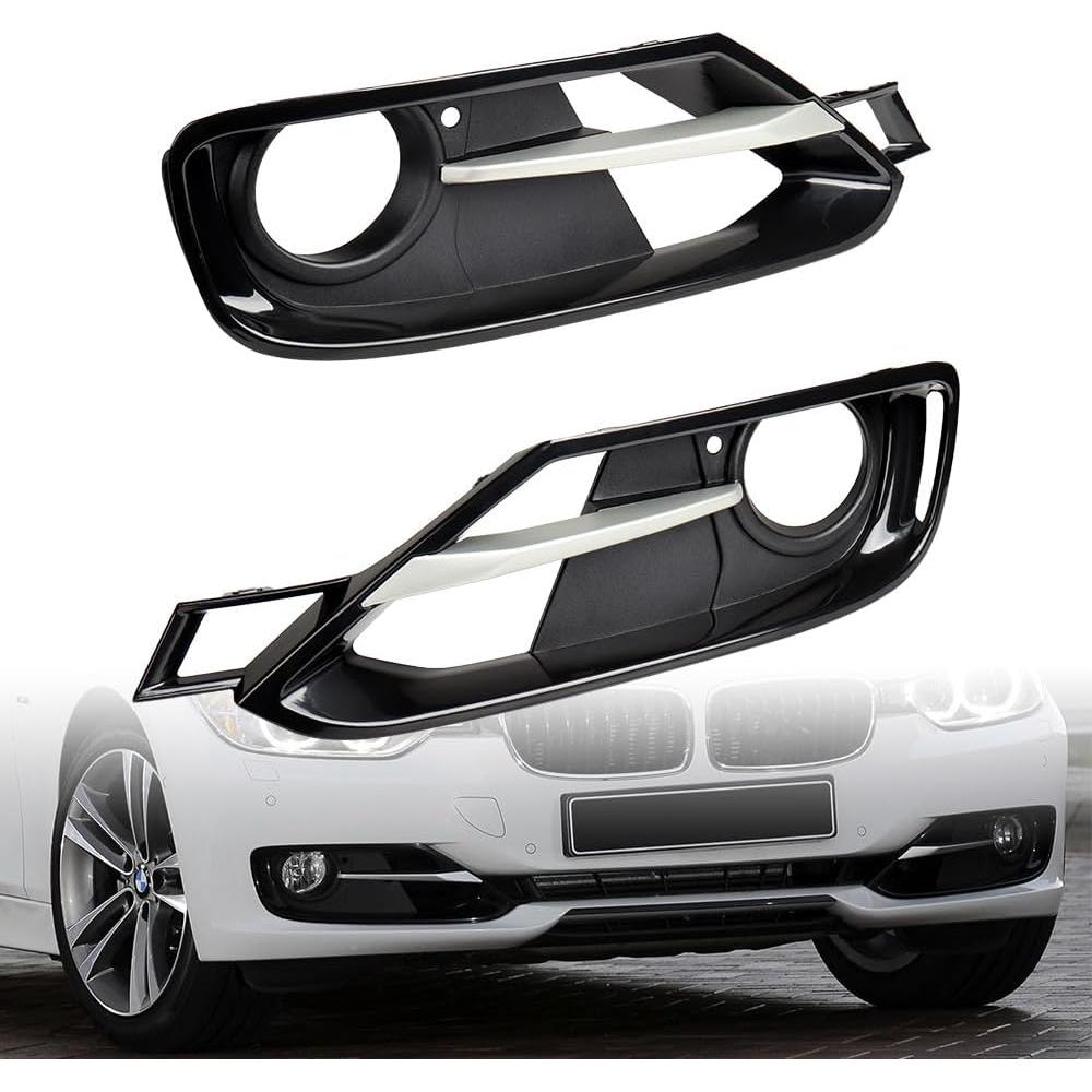 Faros Antiniebla BMW F30 F31 2012-2015 Anzios Negro Cromado