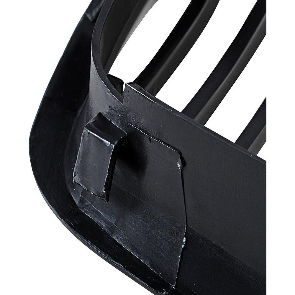 Rejillas de Parachoques Delanteros AutoXcessori para BMW E46 320i 323i 325i 328i 4 Puertas - Negro Brillante