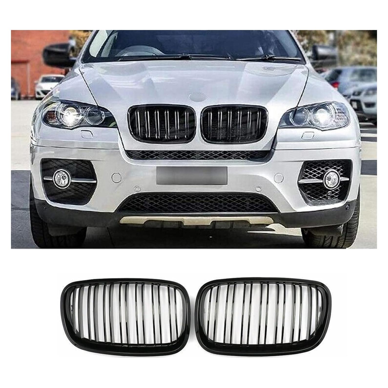 Rejilla delantera BMW X5 E70 / X6 E71 ABS Negro Brillante