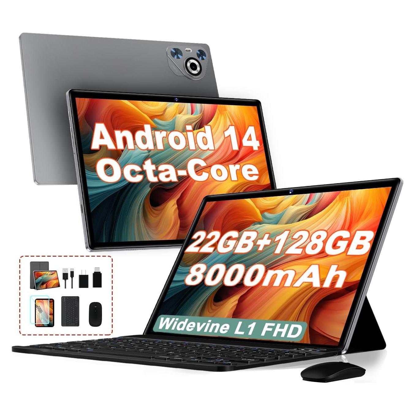 Tableta Dghrti TAB30 10.1" 22GB RAM 128GB ROM Gris