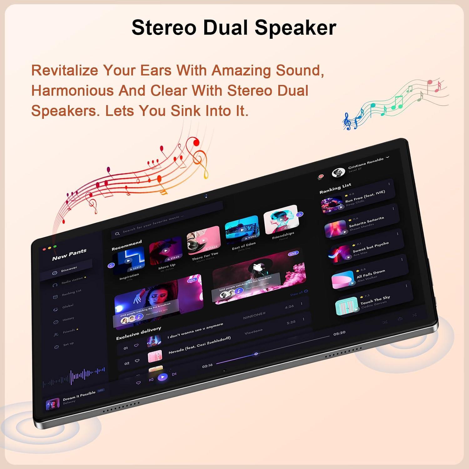 Tableta Dghrti TAB30 10.1" 22GB RAM 128GB ROM Gris