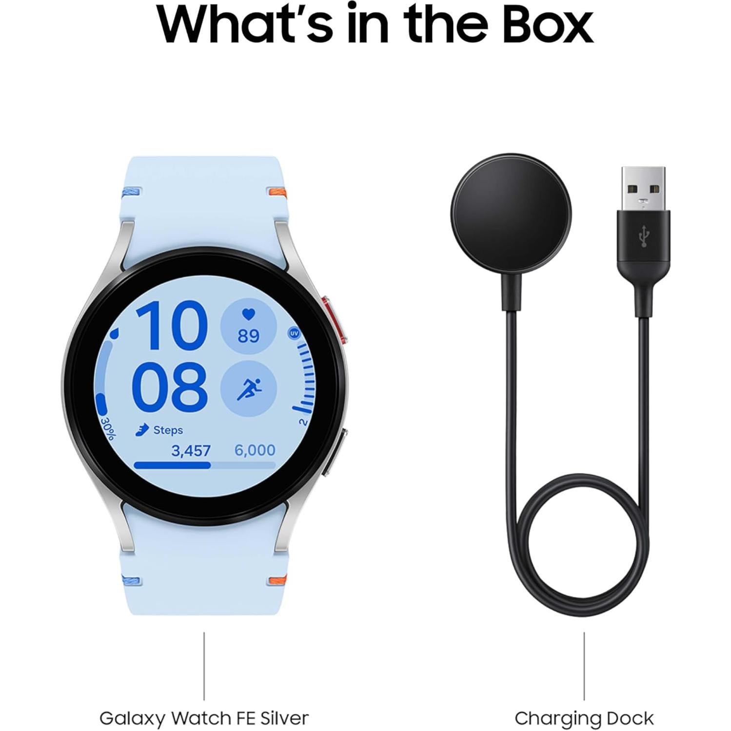 Reloj Inteligente Samsung Galaxy Watch FE 40mm Plata