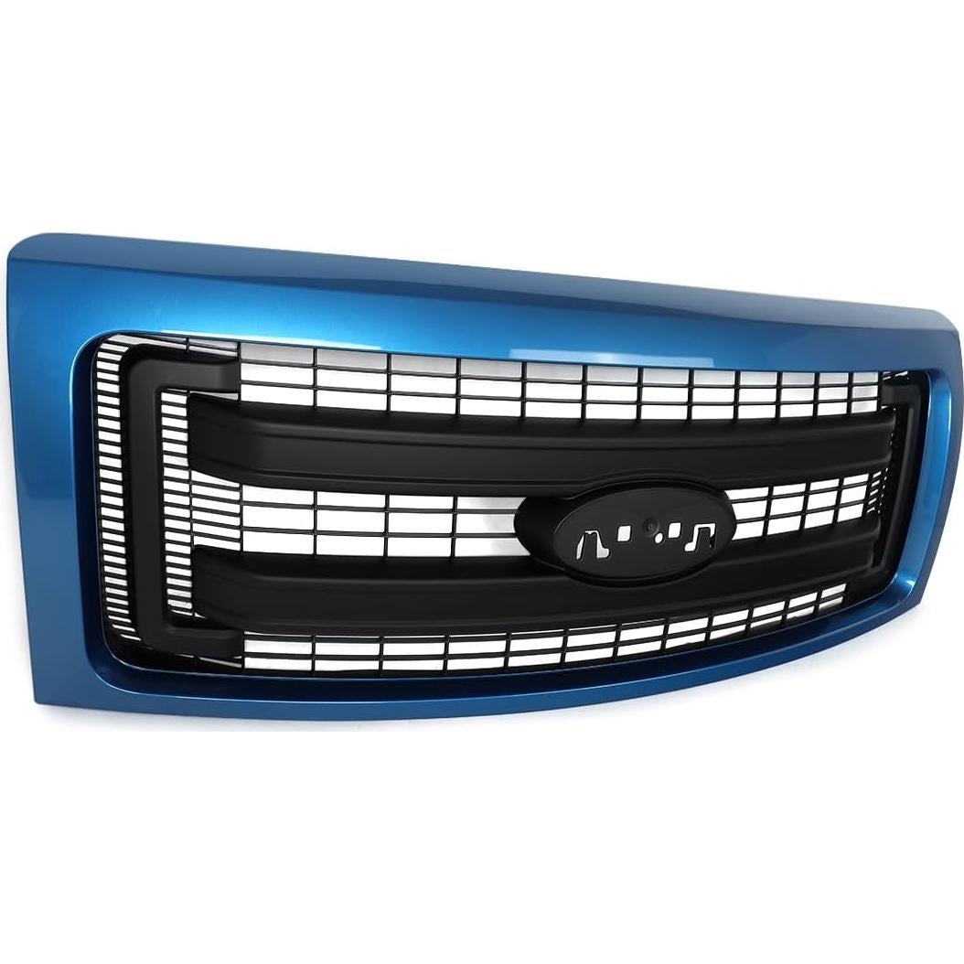 Parrilla del Parachoques Delantero SAIQINGSP F150 2009-2014 Azul