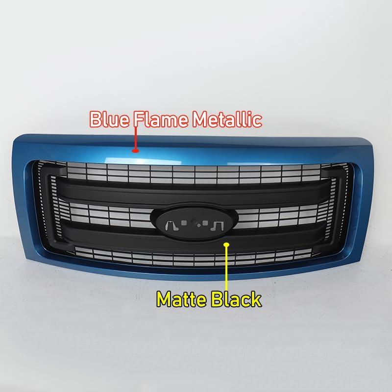 Parrilla del Parachoques Delantero SAIQINGSP F150 2009-2014 Azul