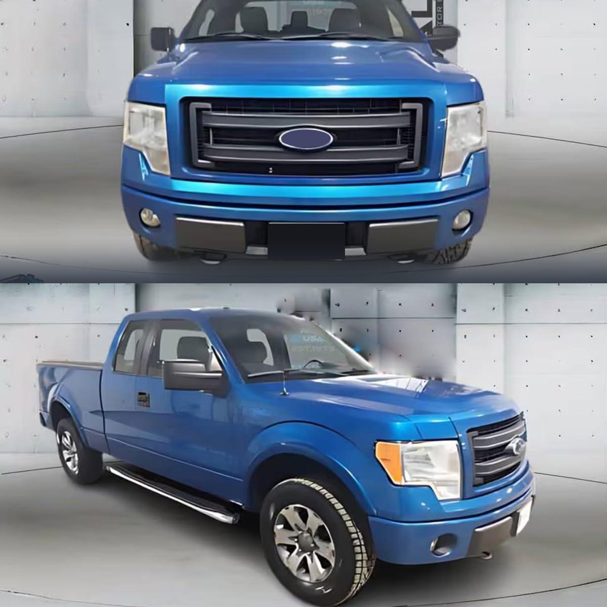 Parrilla del Parachoques Delantero SAIQINGSP F150 2009-2014 Azul