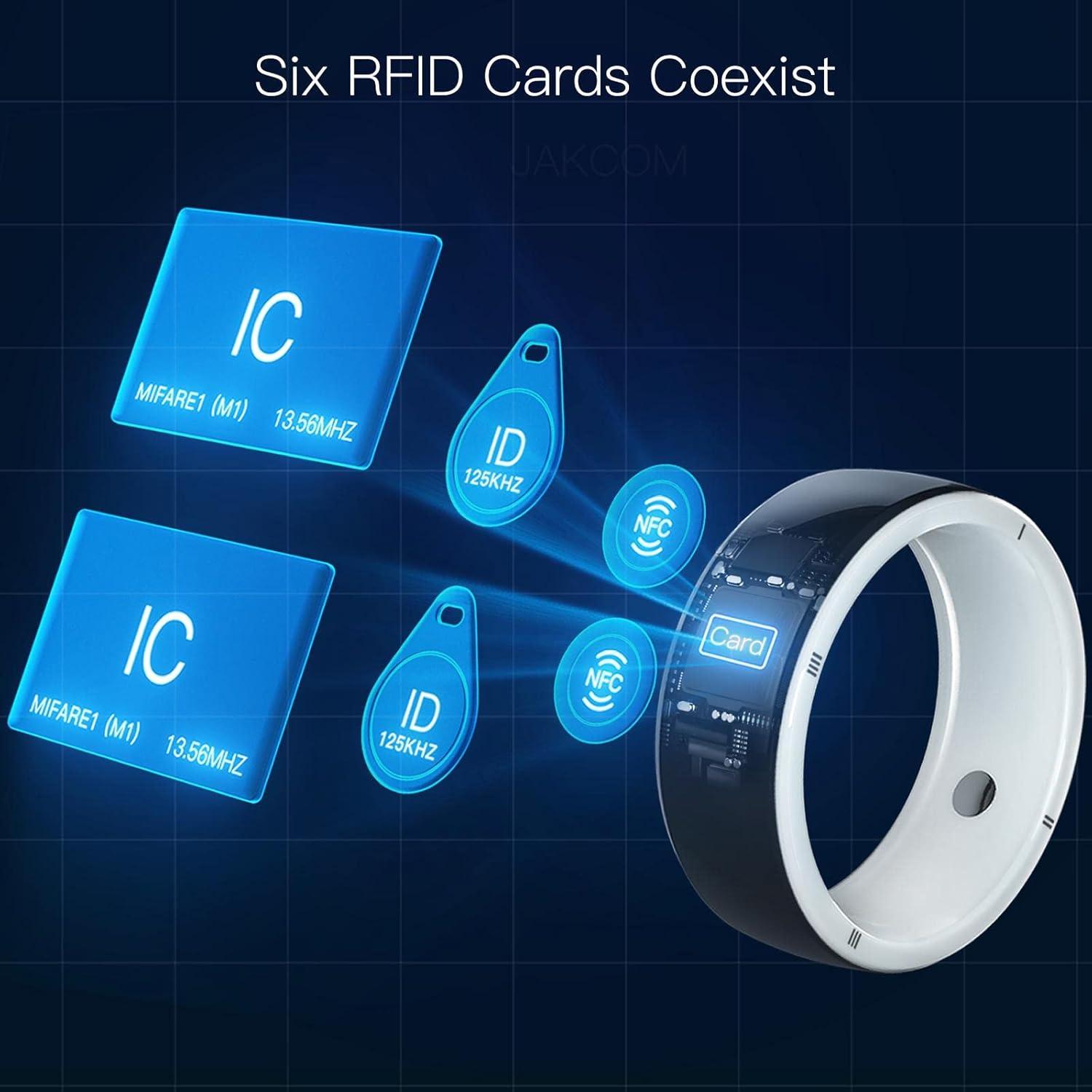 Anillo Inteligente JAKCOM R5 128GB NFC y 2 Tarjetas RFID