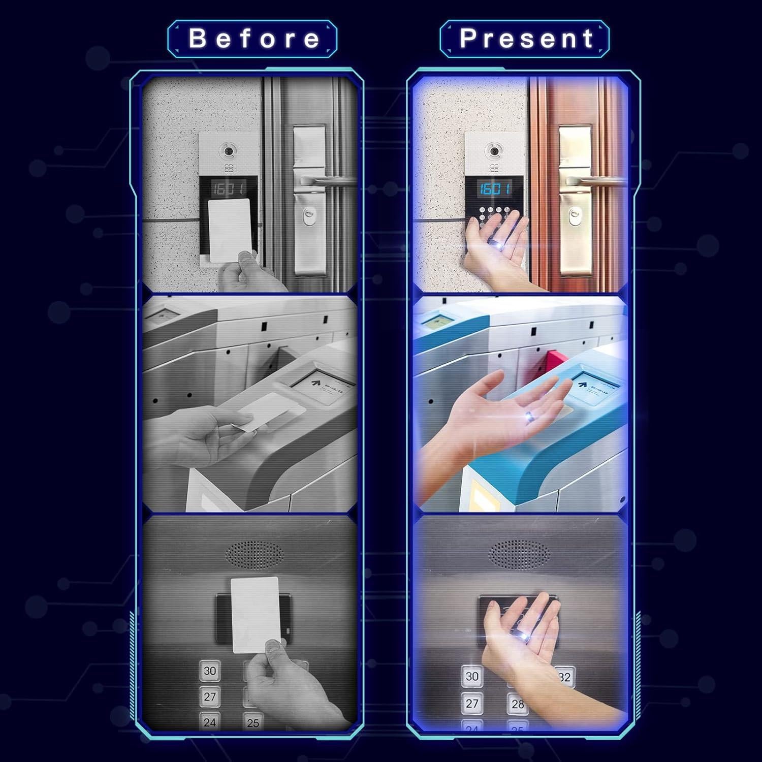 Anillo Inteligente JAKCOM R5 128GB NFC y 2 Tarjetas RFID