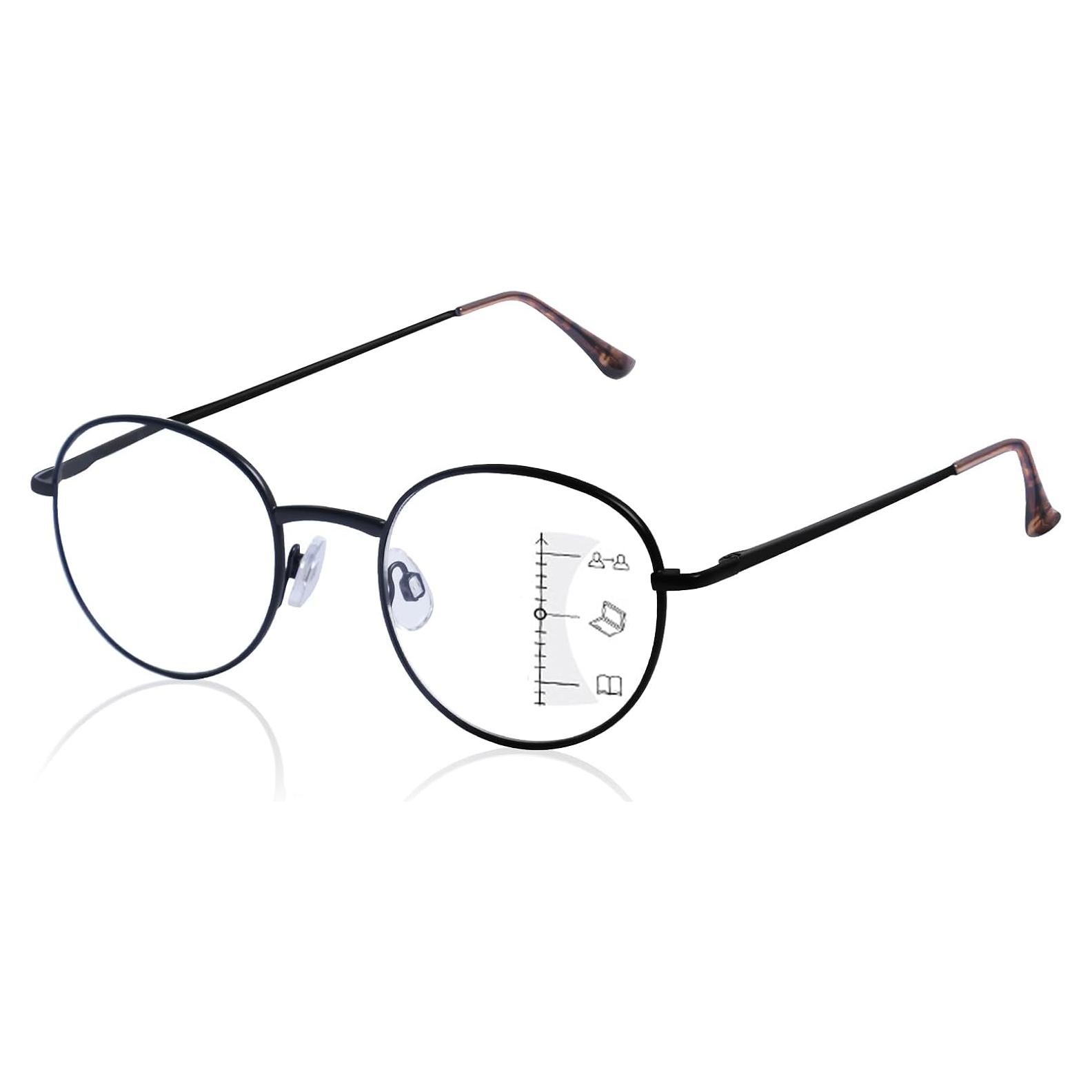 Gafas de lectura progresivas fotocromáticas UV400 - Negro