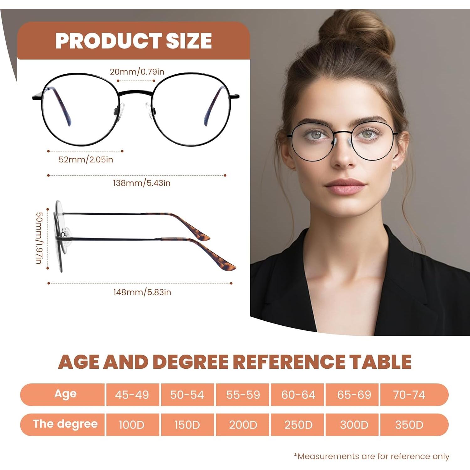 Gafas de lectura progresivas fotocromáticas UV400 - Negro