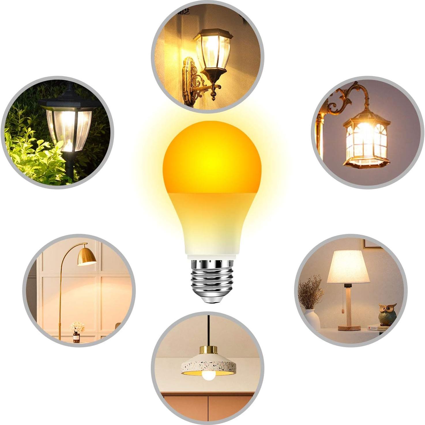 Bombillas LED Ámbar Neporal 9W, luz cálida 800 lúmenes