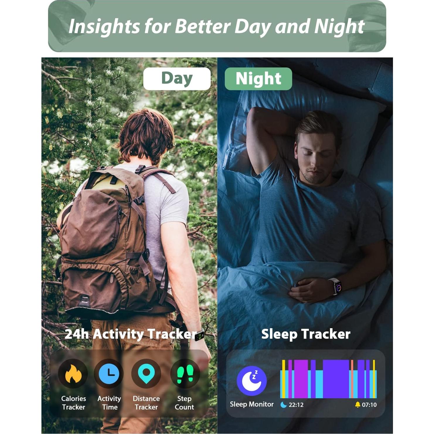 Reloj Inteligente Tensky 1.8" Bluetooth con Alexa y Fitness