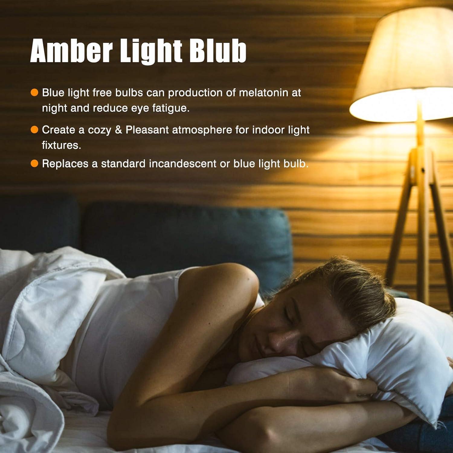 Bombillas LED Ámbar Neporal 9W, 6 unidades luz cálida