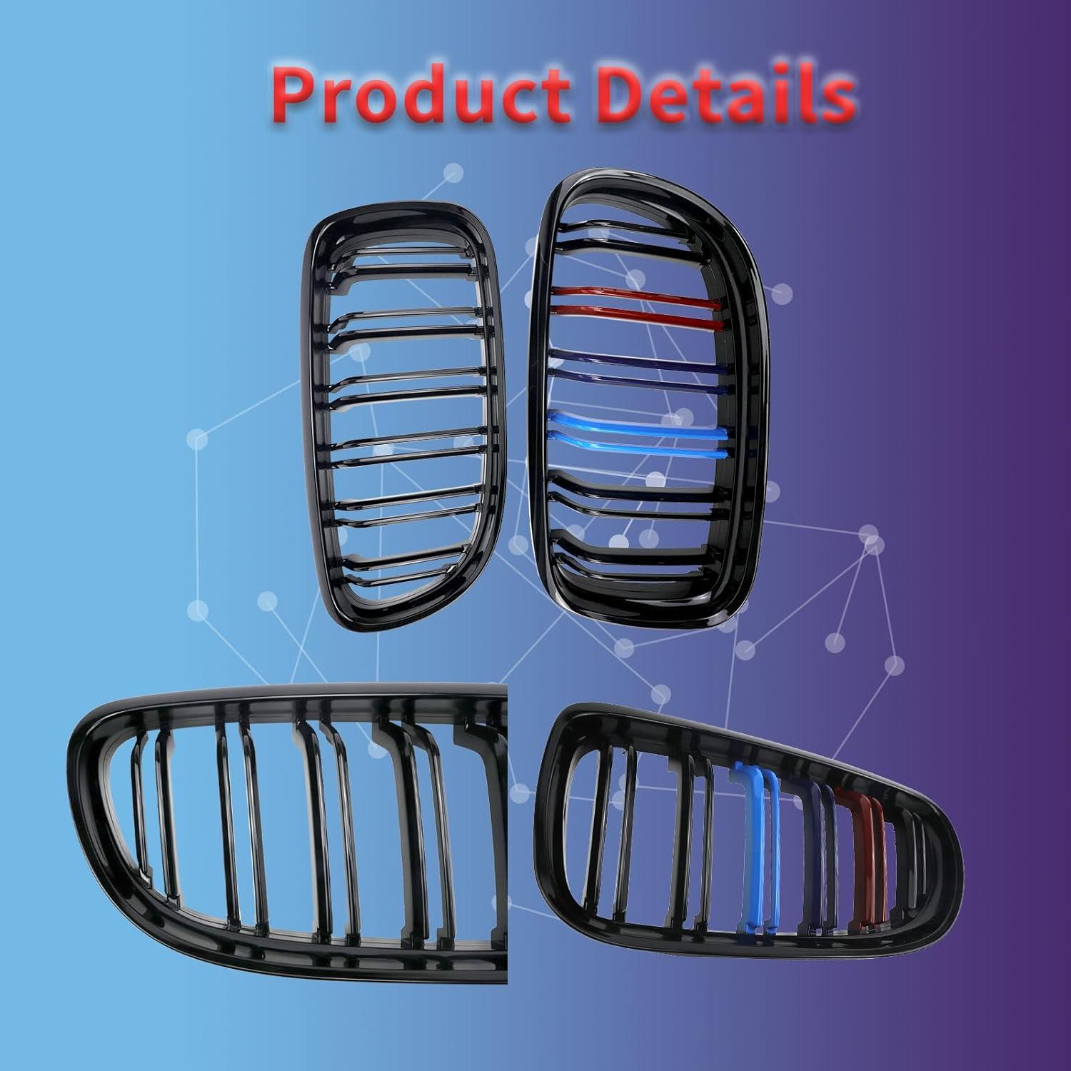 Rejilla de Riñón Delantera YUEYINGMA para BMW E90 2009-2011