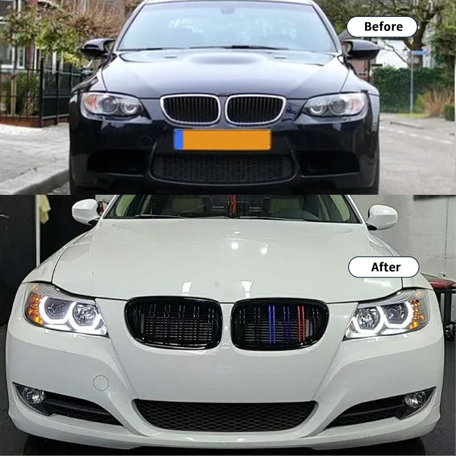 Rejilla de Riñón Delantera YUEYINGMA para BMW E90 2009-2011