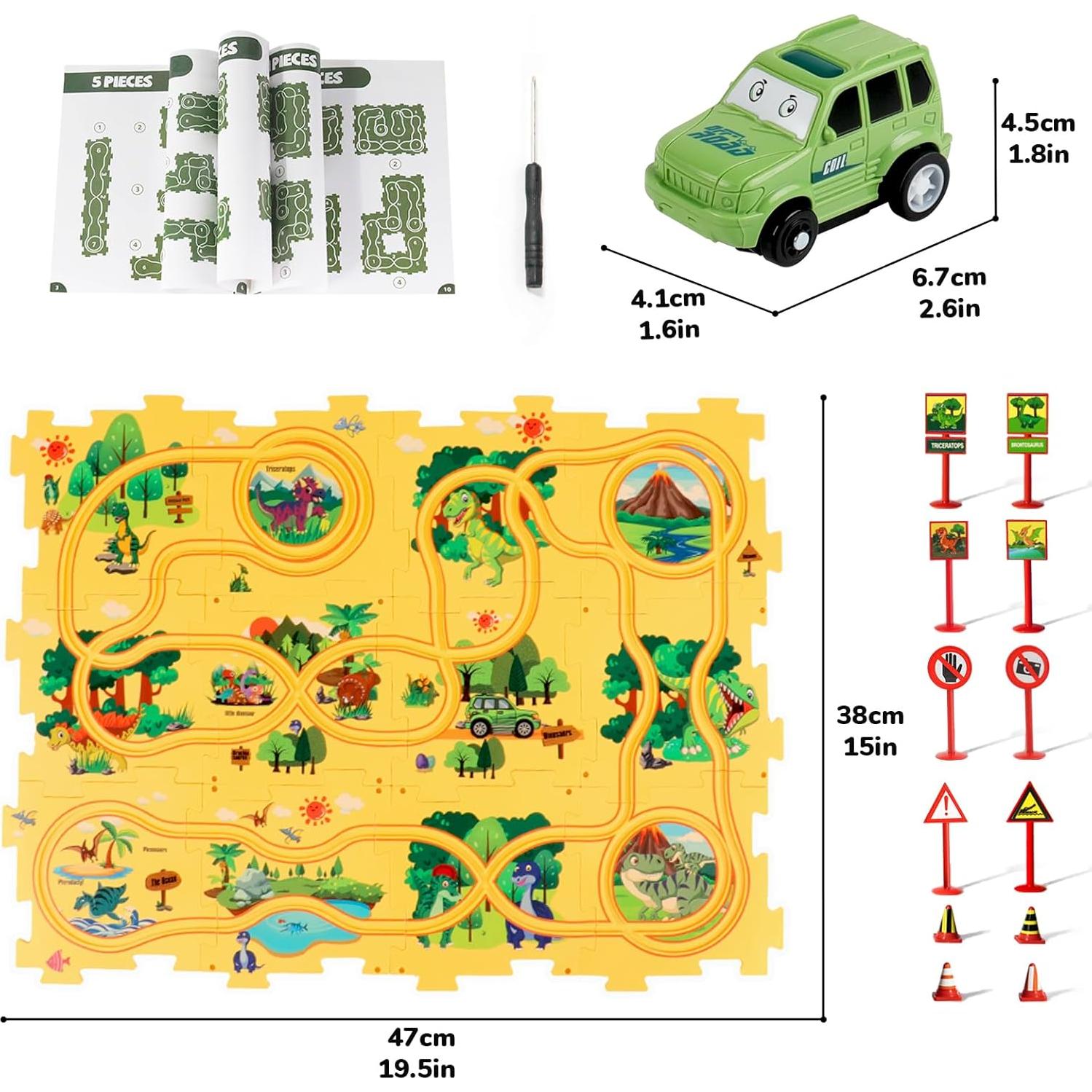 Rompecabezas Dinosaurios FC 12 Piezas Juguete Educativo