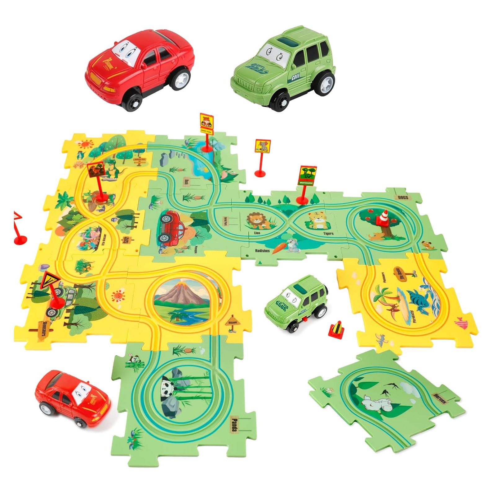 Rompecabezas de Piso FC Dinosaurio y Bosque 13.97cm