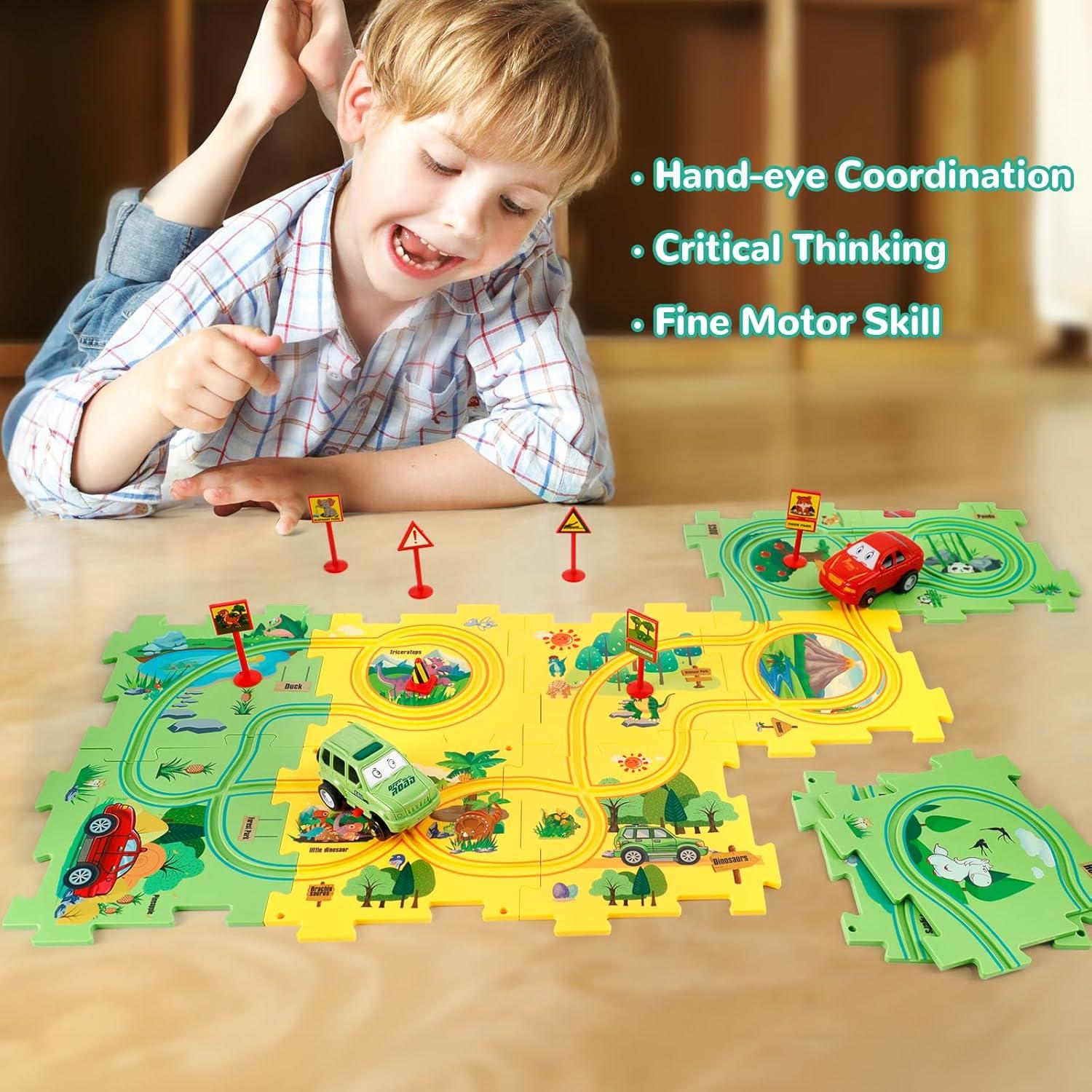 Rompecabezas de Piso FC Dinosaurio y Bosque 13.97cm