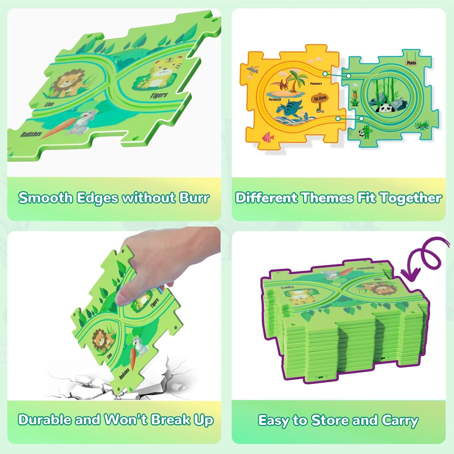 Rompecabezas de Piso FC Dinosaurio y Bosque 13.97cm