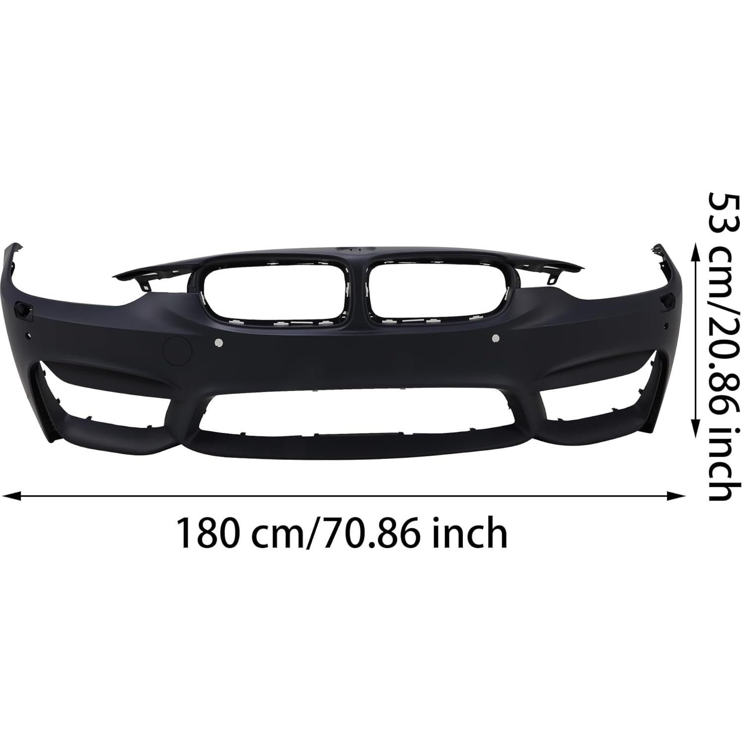 Rejilla de Parachoques Frontal LYZ para BMW F80 M3 2012-2018