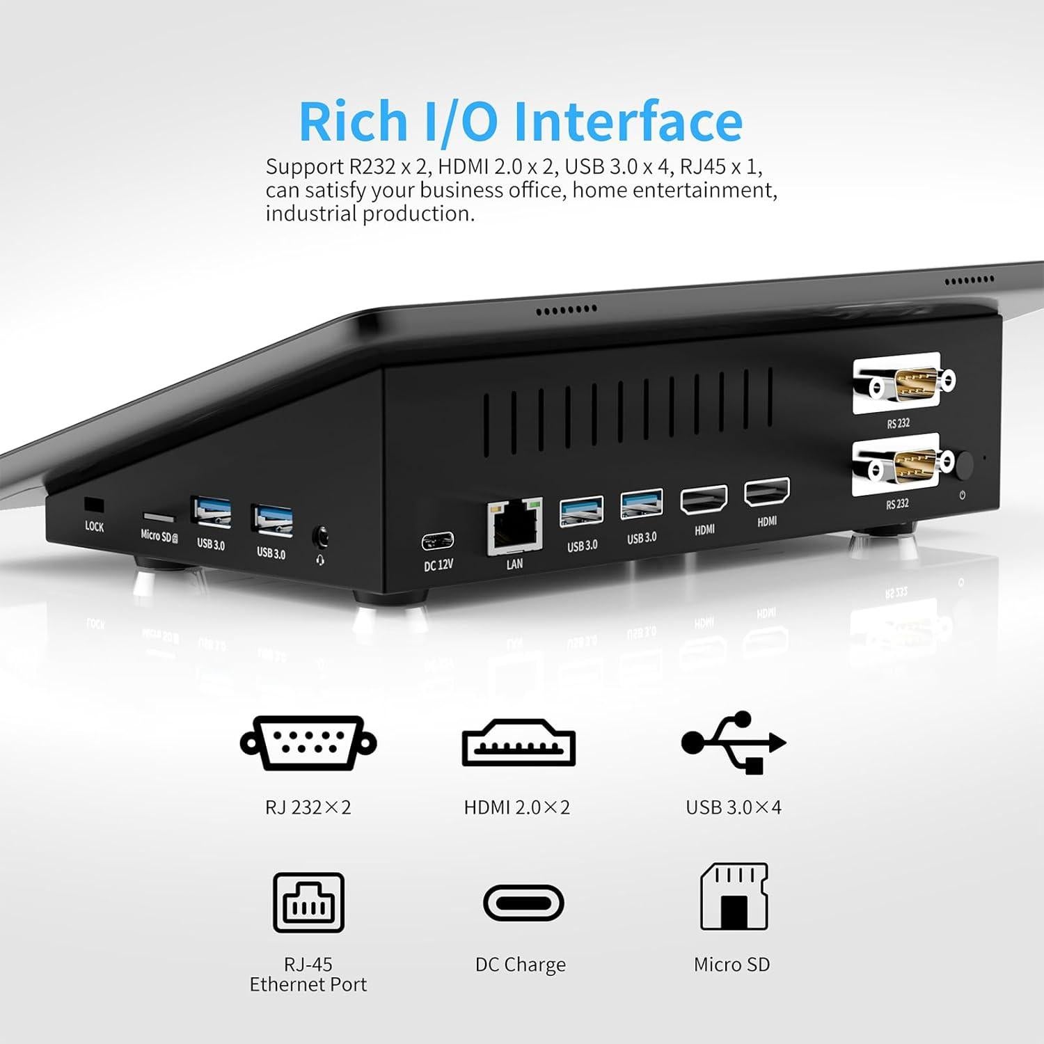 Mini PC HIGOLEPC Win 11 Pro Celeron J4125 8GB RAM 128GB