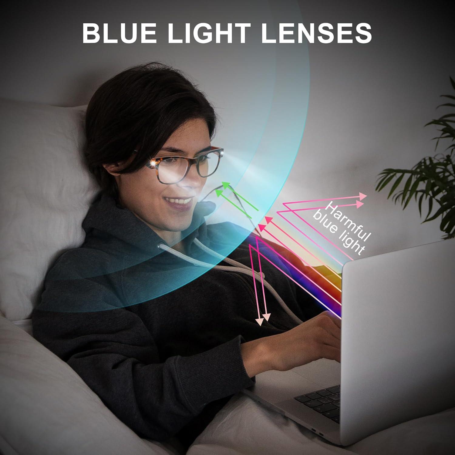 Gafas de lectura SKYWAY LED recargables unisex 1.5x