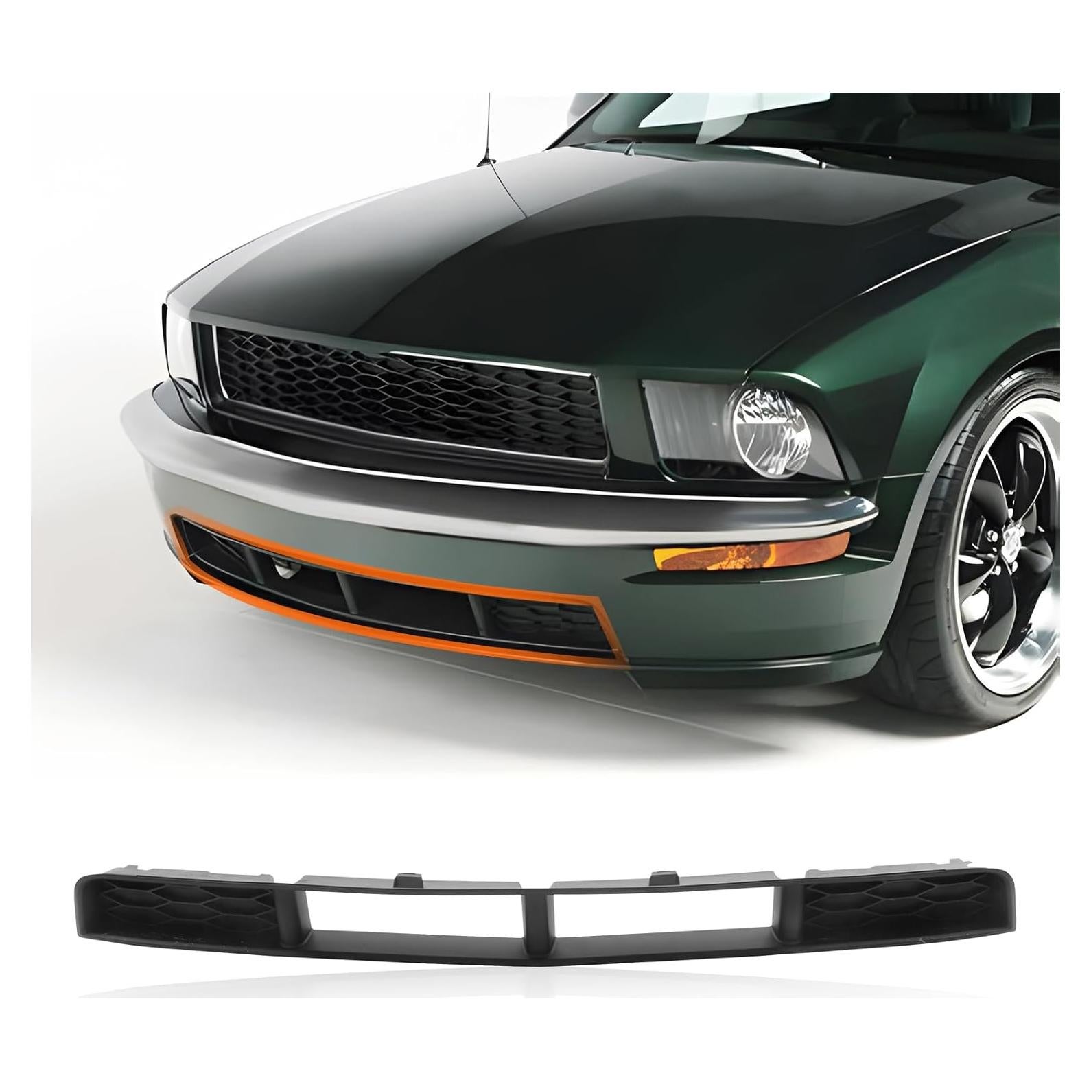 Parrilla Inferior Delantera Negra JustDrivably para Ford Mustang 2005-2009