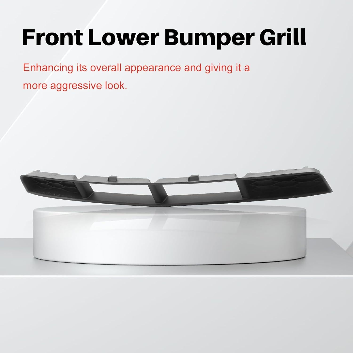 Parrilla Inferior Delantera Negra JustDrivably para Ford Mustang 2005-2009