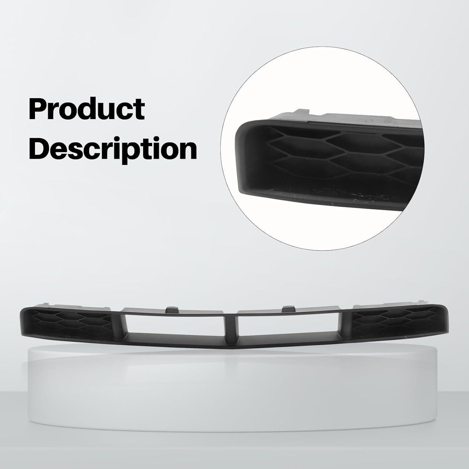 Parrilla Inferior Delantera Negra JustDrivably para Ford Mustang 2005-2009