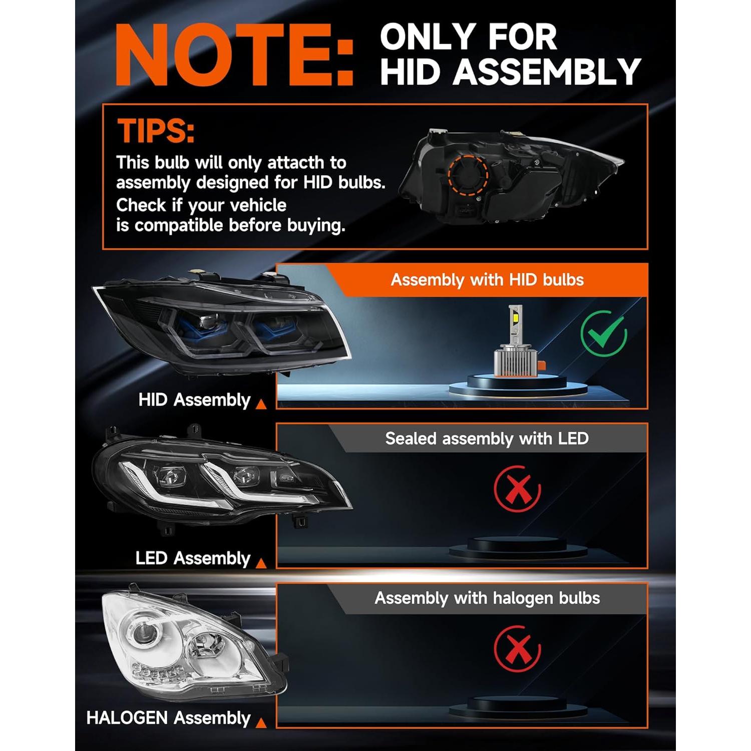 Bombillas Xenón D3S ZSTOPCL 6000K 24000LM para Ford