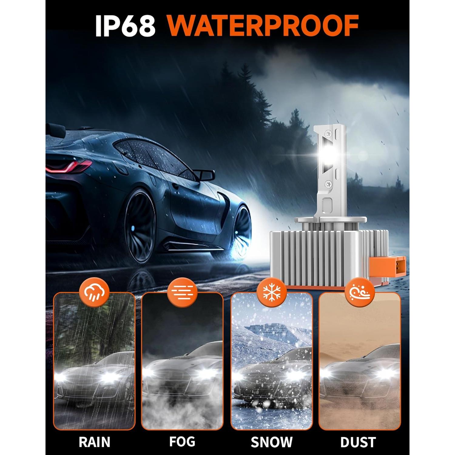 Bombillas Xenón D3S ZSTOPCL 6000K 24000LM para Ford