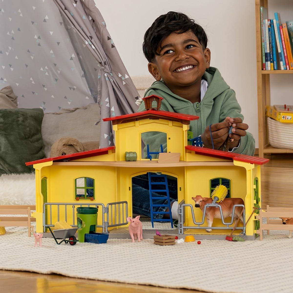 Juego de Animales de Granja Schleich - 92 Piezas para Niños