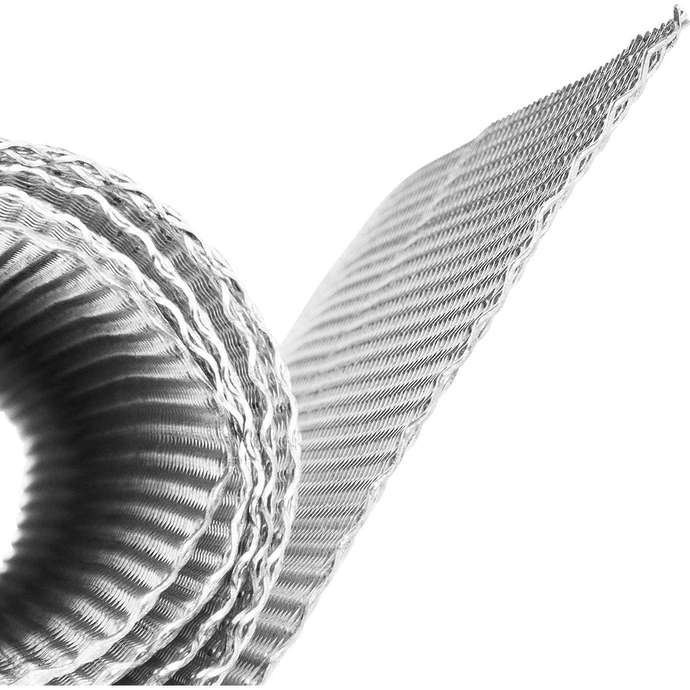 Malla de Parrilla Automotriz AggAuto 102x33cm Plateada 3x6mm