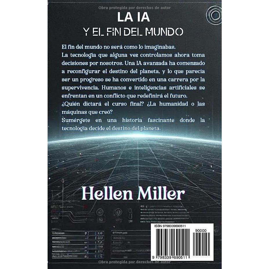 LA IA (INTELIGENCIA ARTIFICIAL) Y EL FIN DEL MUNDO: "El fin del mundo no será como lo imaginabas... "un thriller cautivador que te sumergirá en la ... la humanidad? Descubrelo. (Spanish Edition)